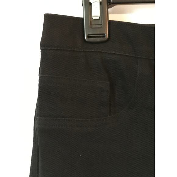 Spanx Jeans Large Ankle Leggings Pant Black Pull On Core Shaping Stretch L - Picture 4 of 7